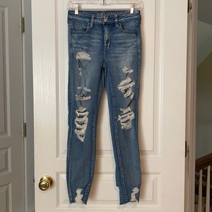 American Eagle Ripped Skinny Jeans